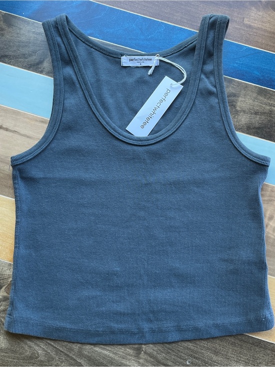 perfectwhitetee Tops - perfectwhitetee blondie ribbed tank top